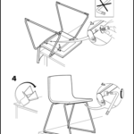 Diagram of how to put together a chair